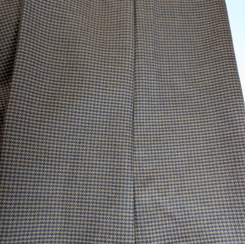 J.Crew Ludlow Slim Suit Pants  Brown Houndstooth 35x32 NWT